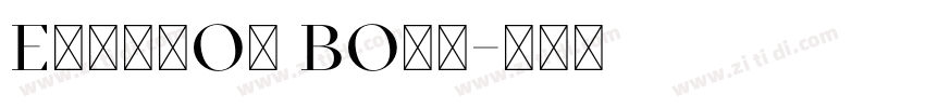 Equinox Bold字体转换